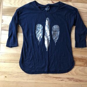 Silver Feather shirt